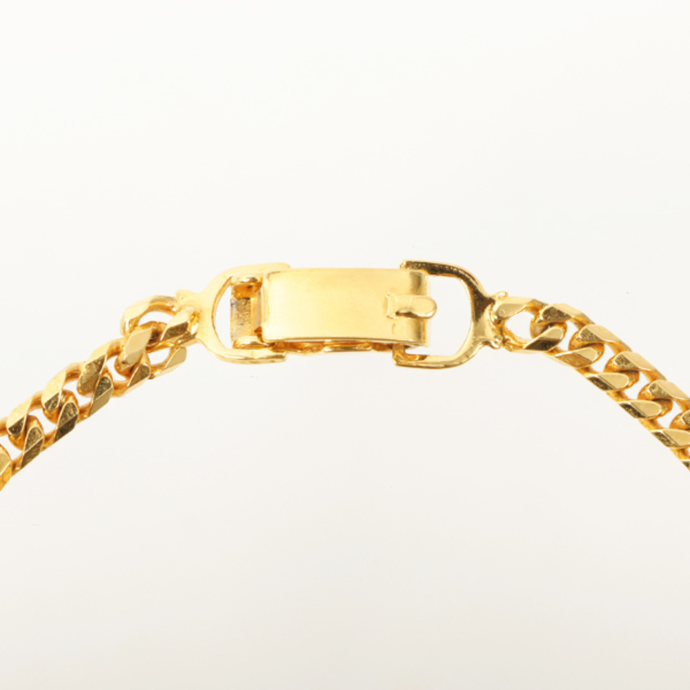 CELINE Horse Carriage Plate Chain Bracelet - Picture 8 of 9